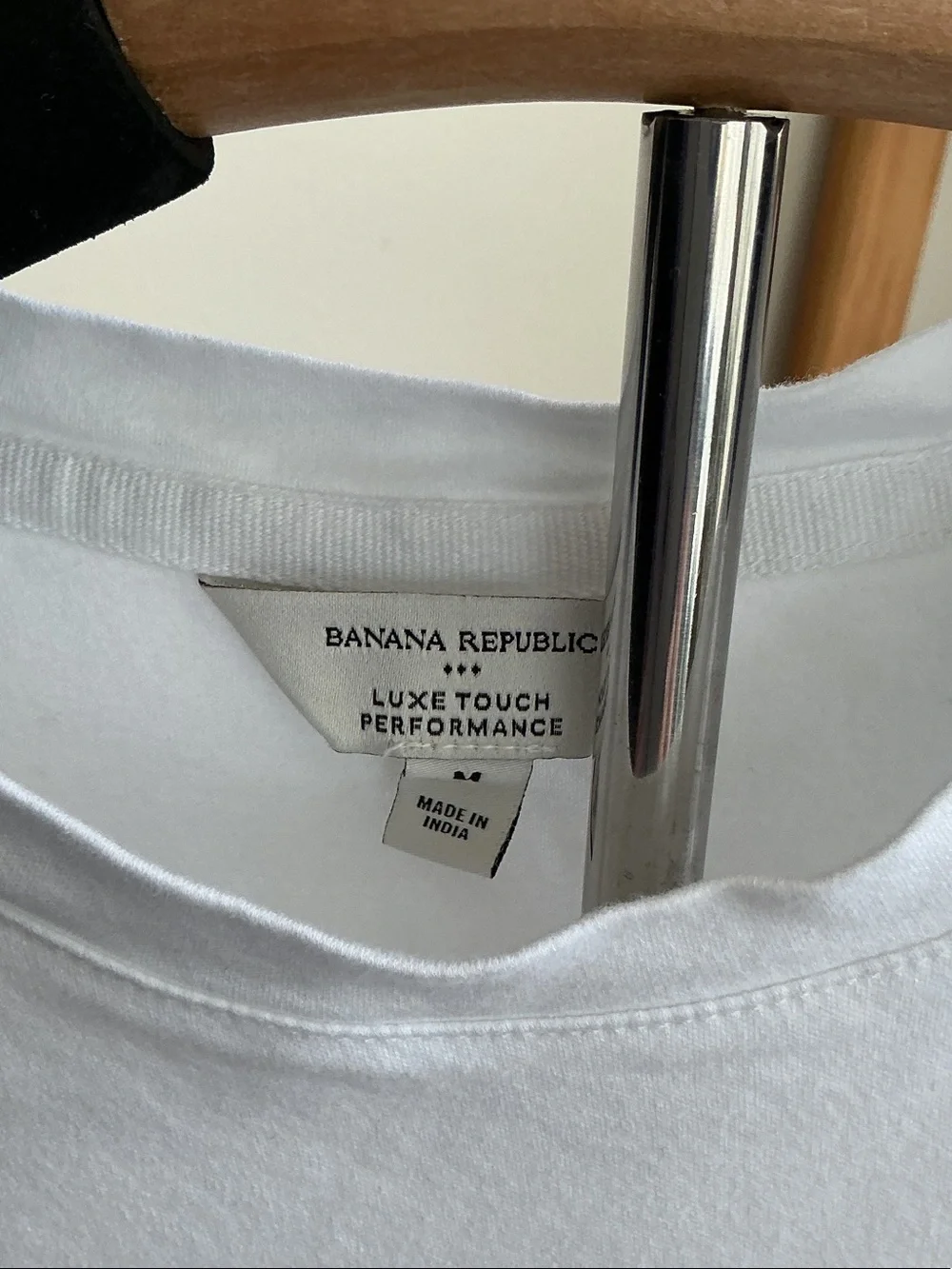 Banana Republic White Short Sleeve Crew T-Shirt